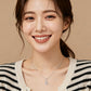 925 Sterling Silver Elegant Heart-shaped Zircon Pendant Necklace With Silver Chain