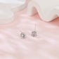 925 Sterling Silver Elegant Six-prong Solitaire Moissanite Stud Earrings