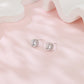 925 Sterling Silver Elegant Six-prong Solitaire Moissanite Stud Earrings