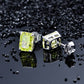 925 Sterling Silver Yellow Emerald Cut CZ Stud Earrings for Women Her Mom Girls