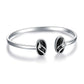 925 Sterling Silver Green Malachite Stone Bangle Bracelet for Women Gifts