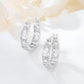 925 Sterling Silver Dog Paw Print Hoop Earrings for Women Small Animal Huggie Earrings Panda s
