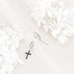 925 Sterling Silver Black Cross Dangle Drop Hoop Earrings  for Women