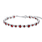 925 Sterling Silver Cubic Zirconia Tennis Bracelet for Women - Elegant