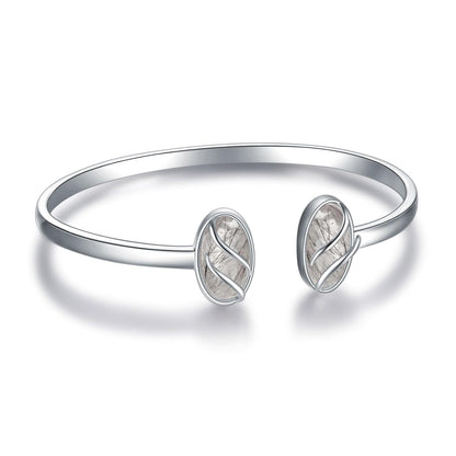 925 Sterling Silver Black Onyx Oval Cuff Bangle Bracelet for Women Gifts