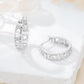 925 Sterling Silver Dog Paw Print Hoop Earrings for Women Small Animal Huggie Earrings Panda s