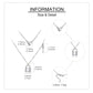 925 Sterling Silver Layered Choker Necklace with Heart and Key Charms s for Women