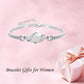 925 Sterling Silver Green Malachite Stone Bangle Bracelet for Women Gifts