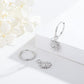 925 Sterling Silver Sun Dangle Earrings Hypoallergenic Hoop Earrings for Women Jewelry Lovers