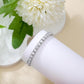 925 Sterling Silver Cubic Zirconia Adjustable Tennis Bracelet for Women