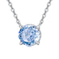 925 Sterling Silver Birthstone Necklace for Women Choker Pendant Jewelry Gift for Her Wife Girlfriend Mom