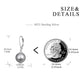 925 Sterling Silver Grey Freshwater Cultured Pearl Leverback Dangle Drop Earrings for Women