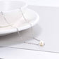 925 Sterling Silver Single Pearl Choker Necklace for Women 7-8mm Freshwater Cultured Pearls Wedding Bridesmaids Anniversary 14 16 18 inch