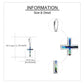 925 Sterling Silver Opal Cross Leverback Dangle Drop Earrings for Women and Men