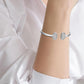 925 Sterling Silver Black Onyx Oval Cuff Bangle Bracelet for Women Gifts