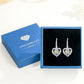 925 Sterling Silver Yellow Citrine Daisy Flower Heart Drop Dangle Lever Back Earrings for Women
