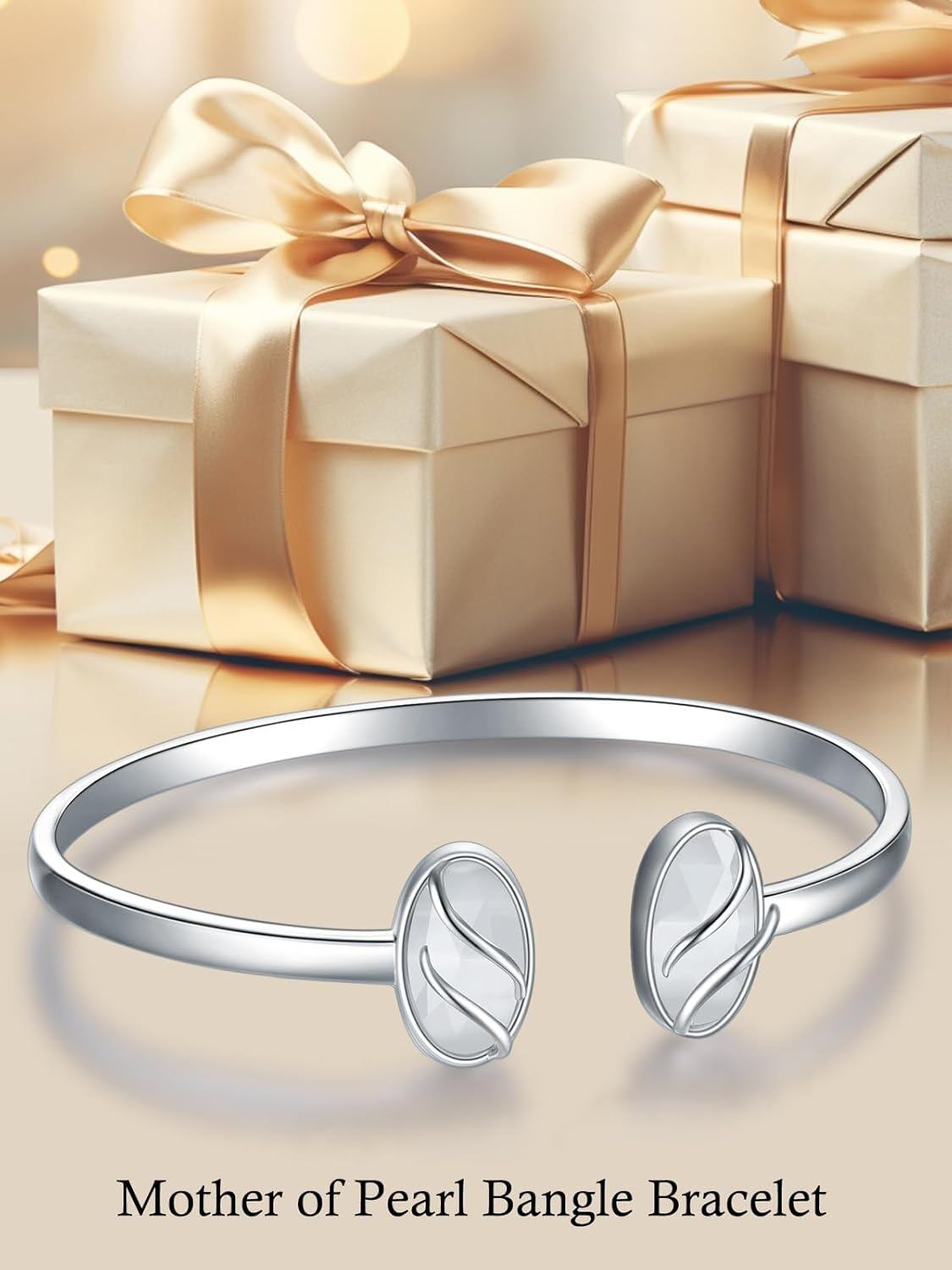 925 Sterling Silver Black Onyx Oval Cuff Bangle Bracelet for Women Gifts