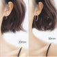 925 Sterling Silver Hoop Earrings Polished Round Circle Endless 20 80mm