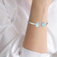 925 Sterling Silver Black Onyx Oval Cuff Bangle Bracelet for Women Gifts
