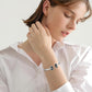 925 Sterling Silver Black Onyx Oval Cuff Bangle Bracelet for Women Gifts