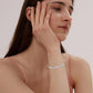925 Sterling Silver Cubic Zirconia Adjustable Tennis Bracelet for Women