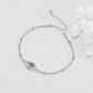925 Sterling Silver Evil Eye Bracelet with Adjustable Chain Christmas s for Women