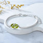 925 Sterling Silver Green Malachite Stone Bangle Bracelet for Women Gifts