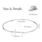 925 Sterling Silver Infinity Cross Bangle Bracelet for Women - Christian Religious s