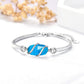 925 Sterling Silver Green Malachite Stone Bangle Bracelet for Women Gifts