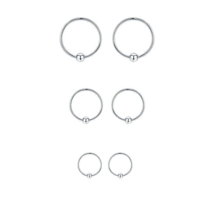 925 Sterling Silver Gold Black Rose Plated Hypoallergenic Tiny Huggie Hoop Earrings 8mm Diameter
