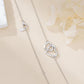 925 Sterling Silver Twin Hearts Choker Necklace - Symbol of Love & Connection