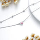 925 Sterling Silver & 12-Month Birthstone Layered Necklace for Women - 13.5+15+2 Extension Chain - Freedom & Happiness Symbol - Elegant Multi-Layer Design for Everyday & Special Occasions (60 chars)