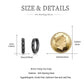 925 Sterling Silver Black Onyx Gothic Huggie Hoop Earrings - Mens Womens  Ideas