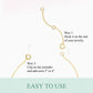 925 Sterling Silver Nickel-Free 4 & 2 Inch Necklace Extender Set - 1.5mm Rolo Chain, Rhodium Plated, Hypoallergenic, Eco-Friendly