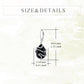 925 Sterling Silver Black Tourmaline Snake Dangle Drop Leverback Earrings Crystal Healing Jewelry Spiritual Protection Gifts for Women
