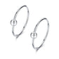 925 Sterling Silver Gold Black Rose Plated Hypoallergenic Tiny Huggie Hoop Earrings 8mm Diameter