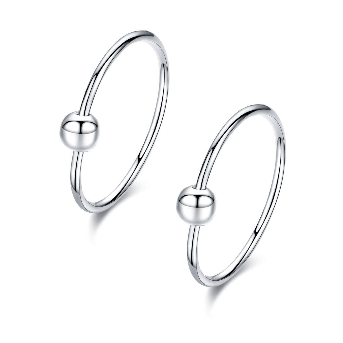 925 Sterling Silver Gold Black Rose Plated Hypoallergenic Tiny Huggie Hoop Earrings 8mm Diameter