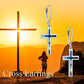 925 Sterling Silver Opal Cross Leverback Dangle Drop Earrings for Women and Men