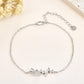925 Sterling Silver Tennis Ball Heartbeat Charm Bracelet