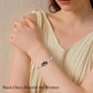 925 Sterling Silver Green Malachite Stone Bangle Bracelet for Women Gifts
