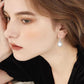 925 Sterling Silver Freshwater Cultured Pearl Leverback Drop Earrings
