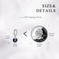 925 Sterling Silver Black Pearl Drop Hoop Earrings for Women