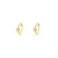 925 Sterling Silver Geometric Ear Cuffs With Colorful Zirconia Exquisite And Minimalist