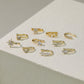 925 Sterling Silver Cross-border Europe And America Zircon U-shaped Ear Cuffs For Women