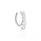 925 Sterling Silver Small And Large Pearl Hoop Ear Cuffs Korean Style Minimalist Earrings For Non-pierced Ears