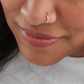 925 Sterling Silver Zircon Nose Ring Ear Bone And Cartilage Ear Cuffs For Trendy Individuals