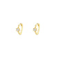 925 Sterling Silver Geometric Ear Cuffs With Colorful Zirconia Exquisite And Minimalist