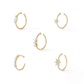 925 Sterling Silver Zircon Nose Ring Ear Bone And Cartilage Ear Cuffs For Trendy Individuals
