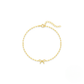 925 Sterling Silver Minimalist Bow Paperclip Chain Bracelet An Ins-style