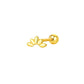 S925 Sterling Silver Geometric Zircon Ear Cuffs